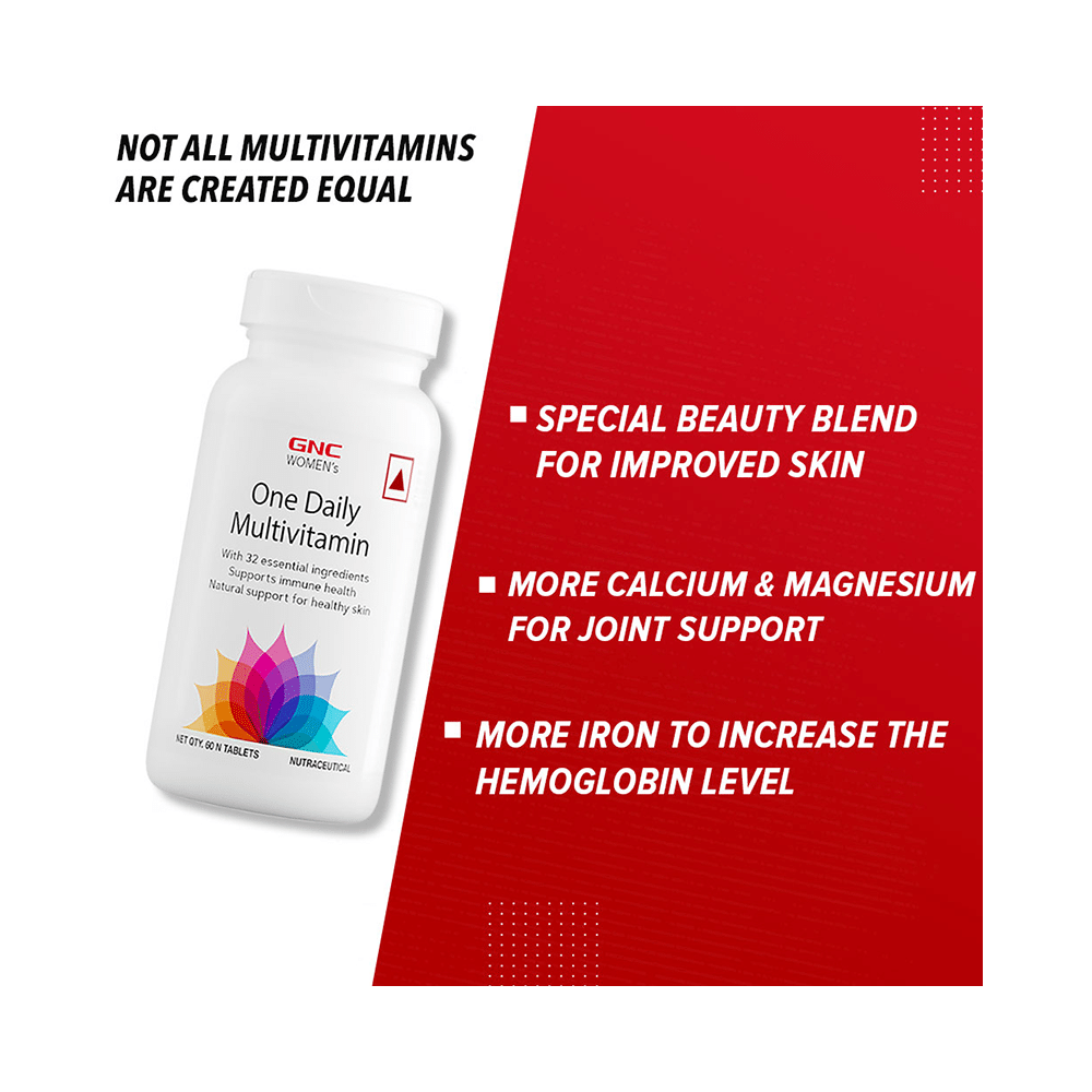 GNC Women's One Daily Multivitamin | For Overall Health & Wellness | Tablet - Image 9