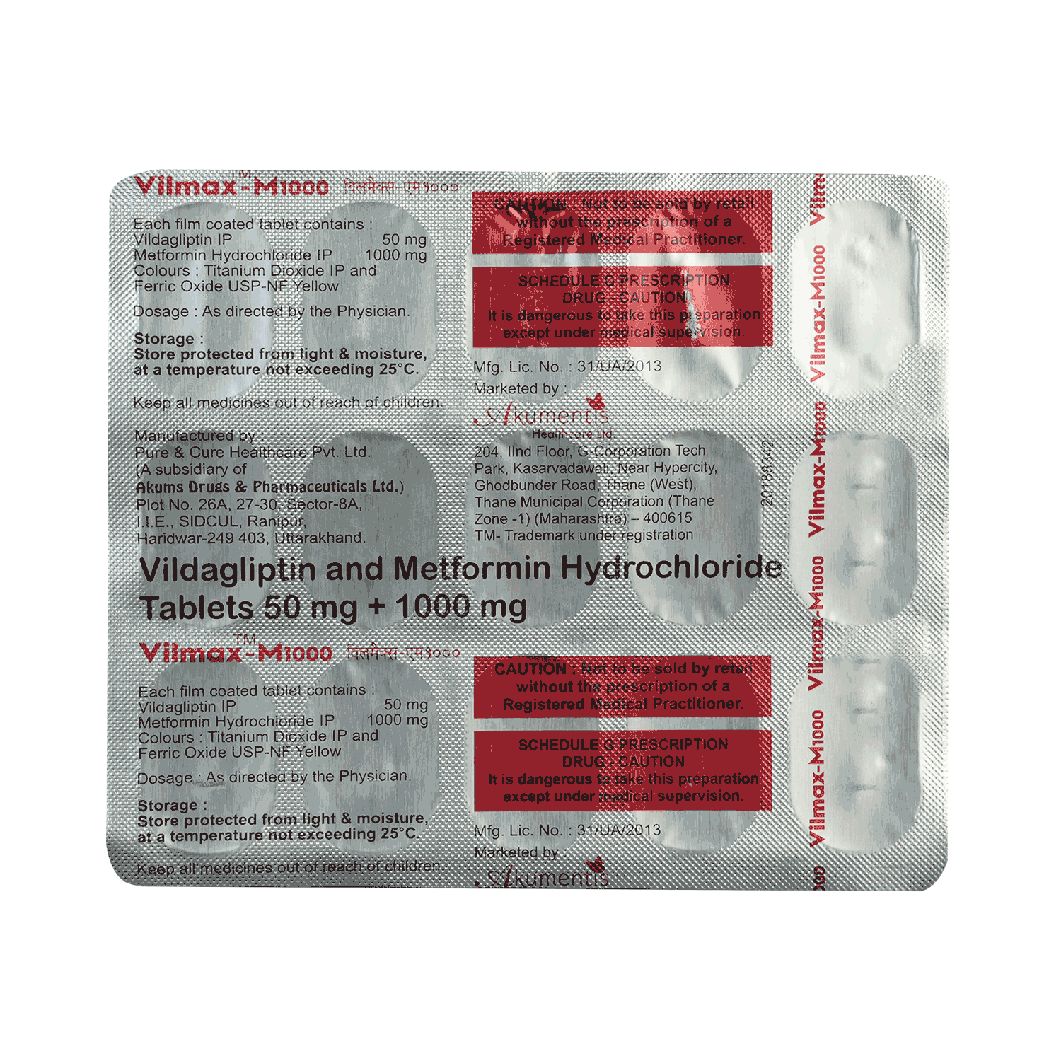 Vilmax-M 500 Tablet - Image 3