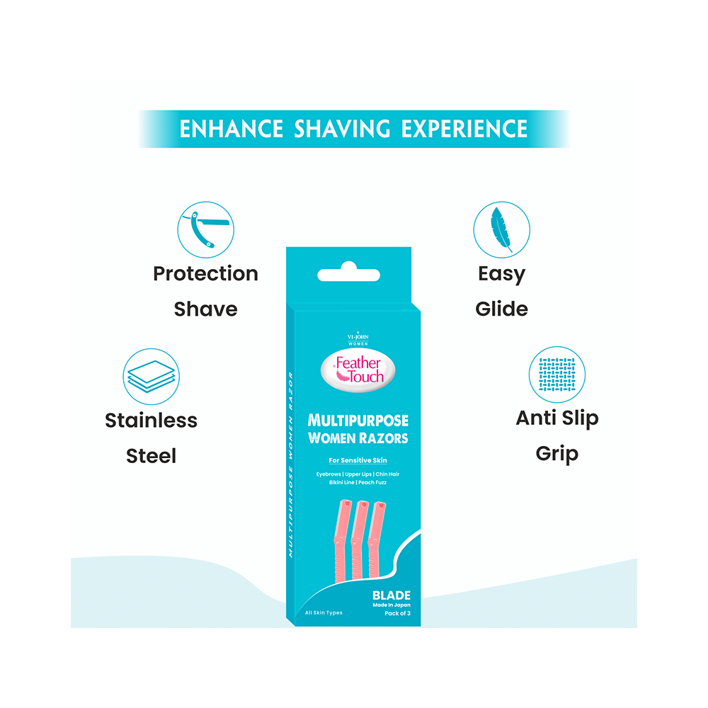 Vi-John Feather Touch Multipurpose Women Razor - Image 6