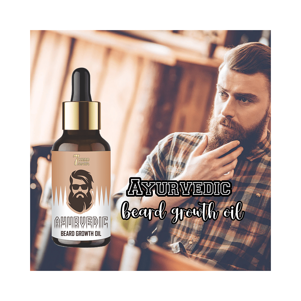 7Herbmaya Ayurvedic Beard Growth Oil - Image 5