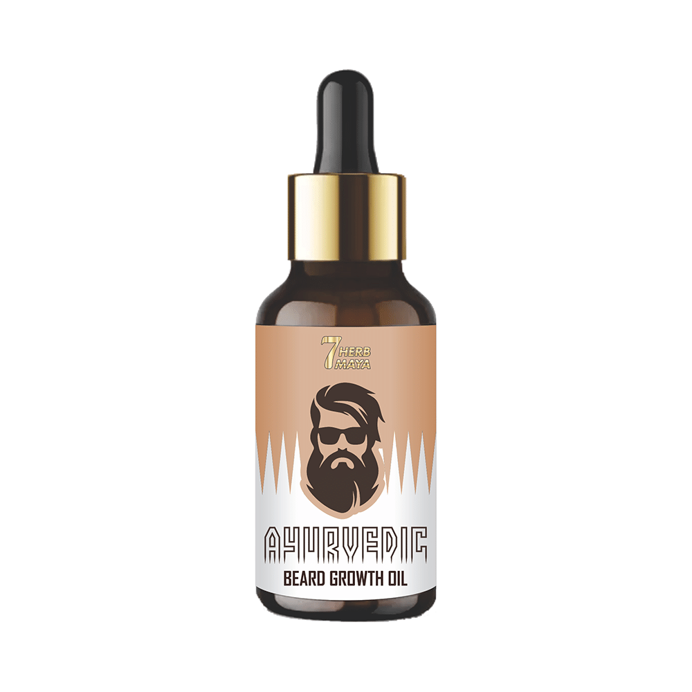 7Herbmaya Ayurvedic Beard Growth Oil - Image 1