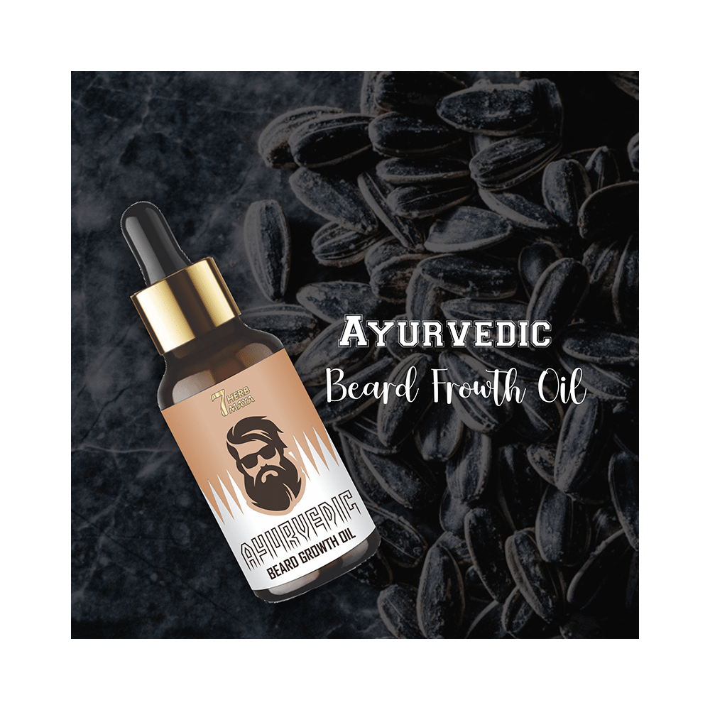 7Herbmaya Ayurvedic Beard Growth Oil - Image 3