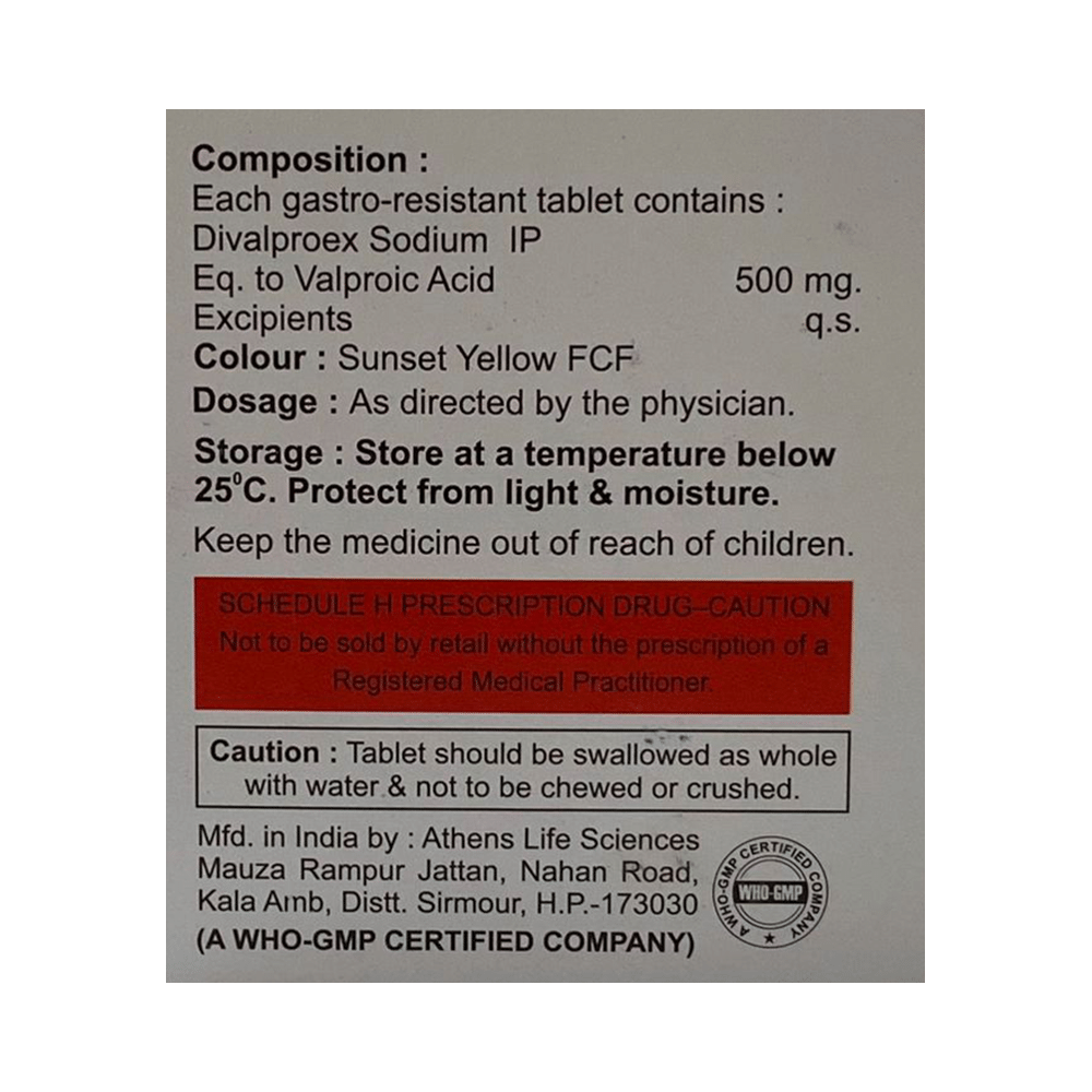 Dproate ER 500 Tablet - Image 2