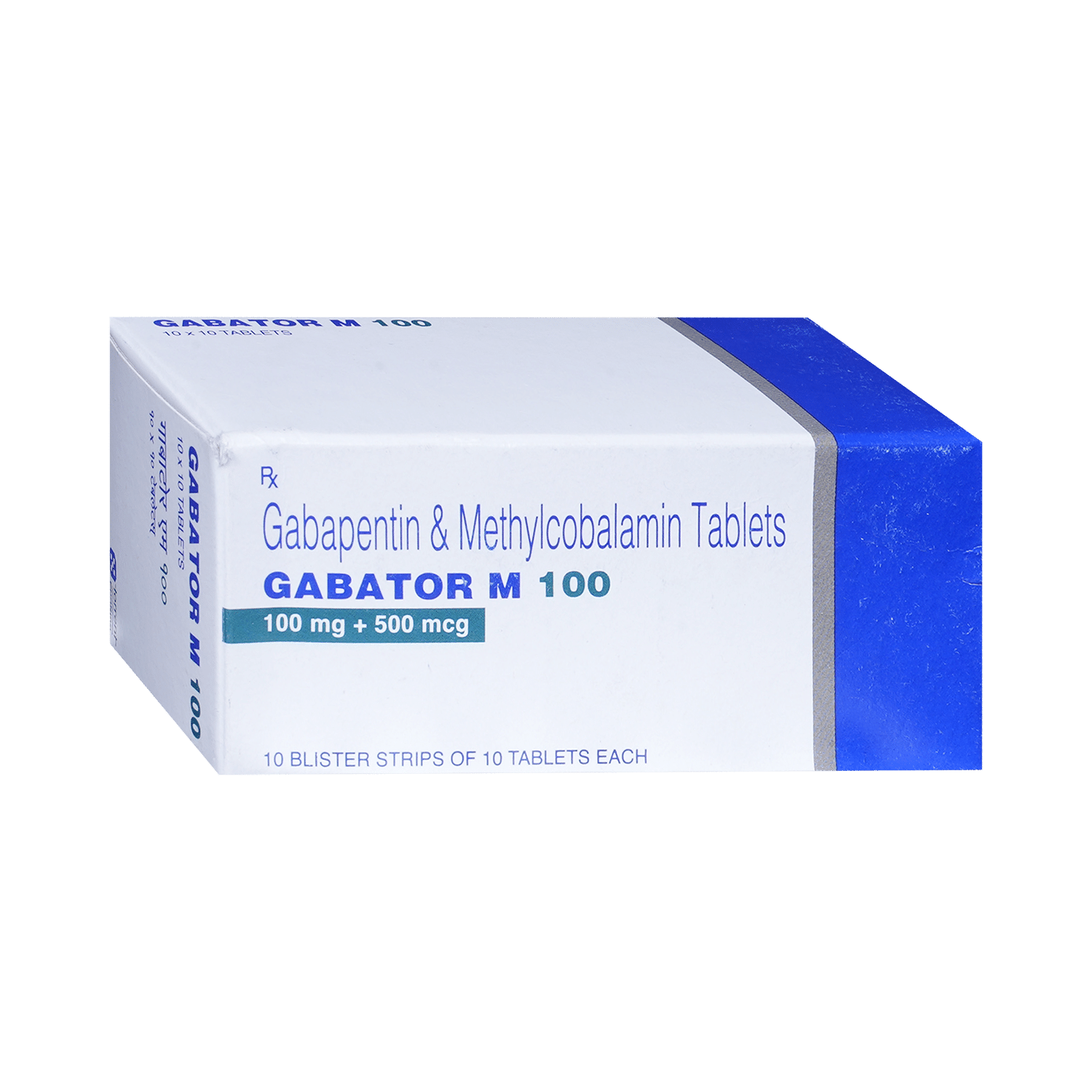 Gabator M 100mg/500mcg Tablet - Image 2