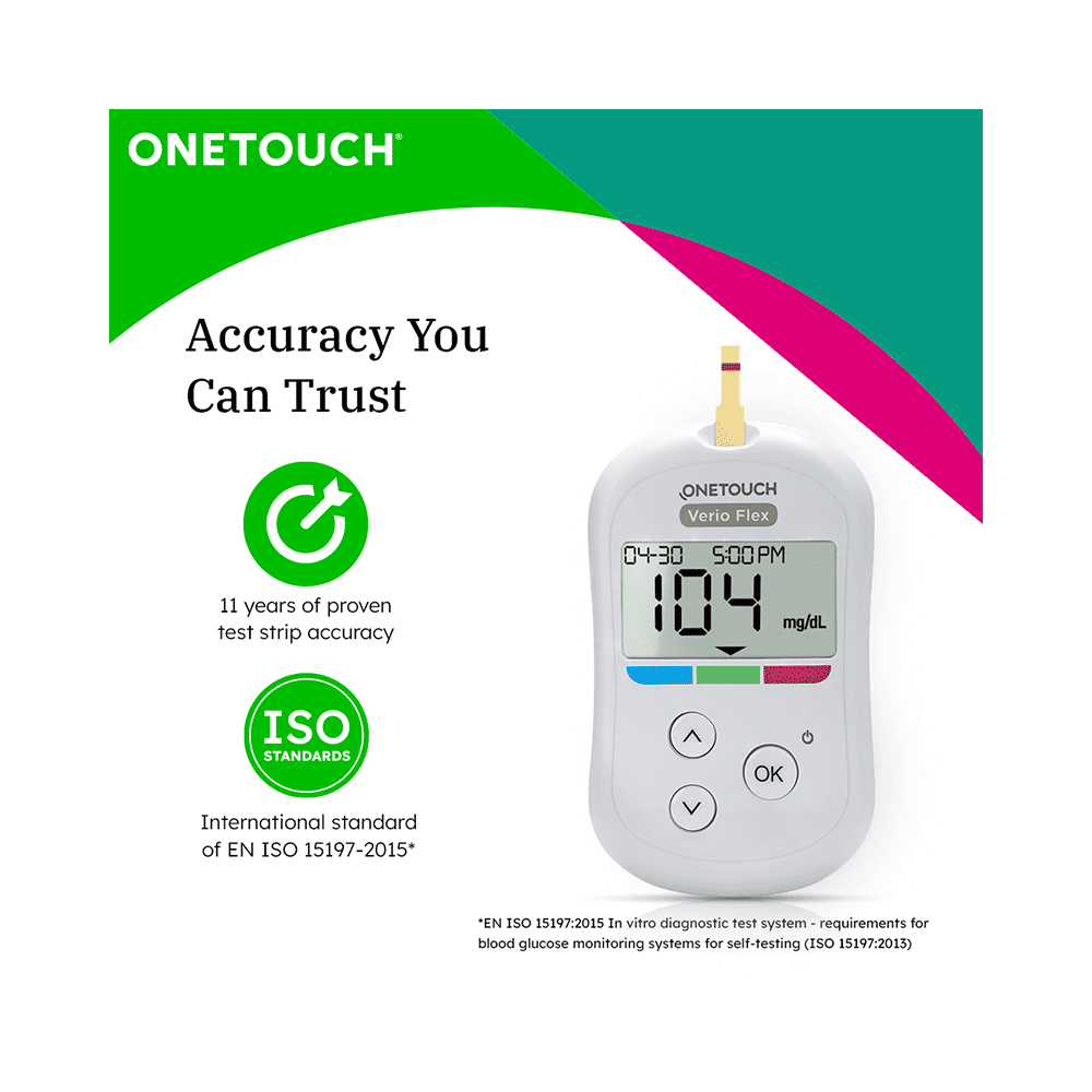 Combo Pack of OneTouch Verio 50 Test Strip & 2 Pack of OneTouch Delica Plus 25 Lancet - Image 5