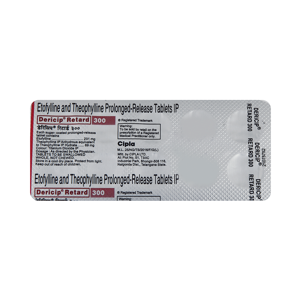 Dericip Retard 300 Tablet PR - Image 4