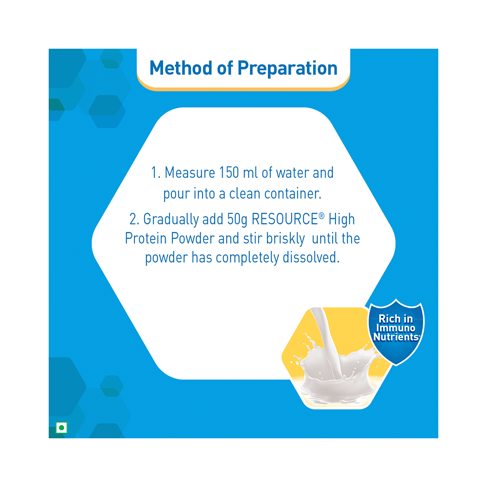 Nestle Resource High Protein Sachet (50gm Each) Vanilla - Image 6