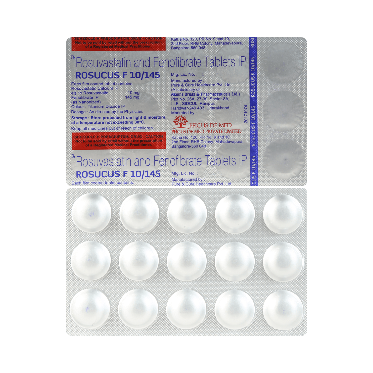 Rosucus F 145mg/10mg Tablet - Image 1