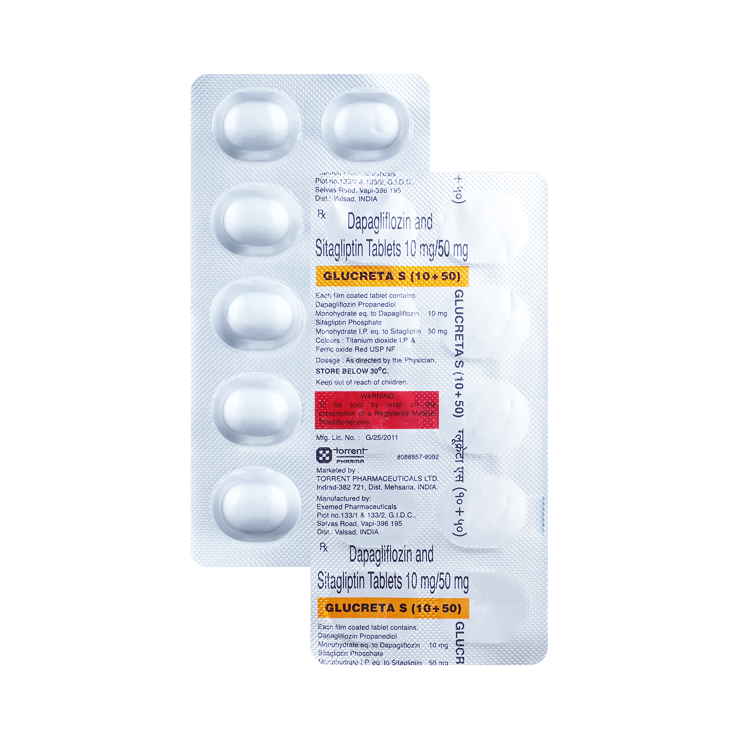 Glucreta S 10mg/50mg Tablet