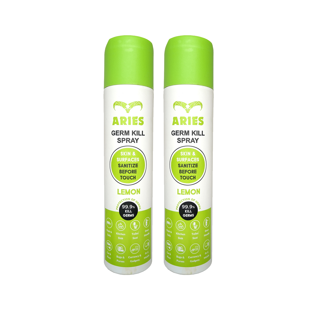 Aries Germ Kill Spray (310ml Each) Lemon - Image 1