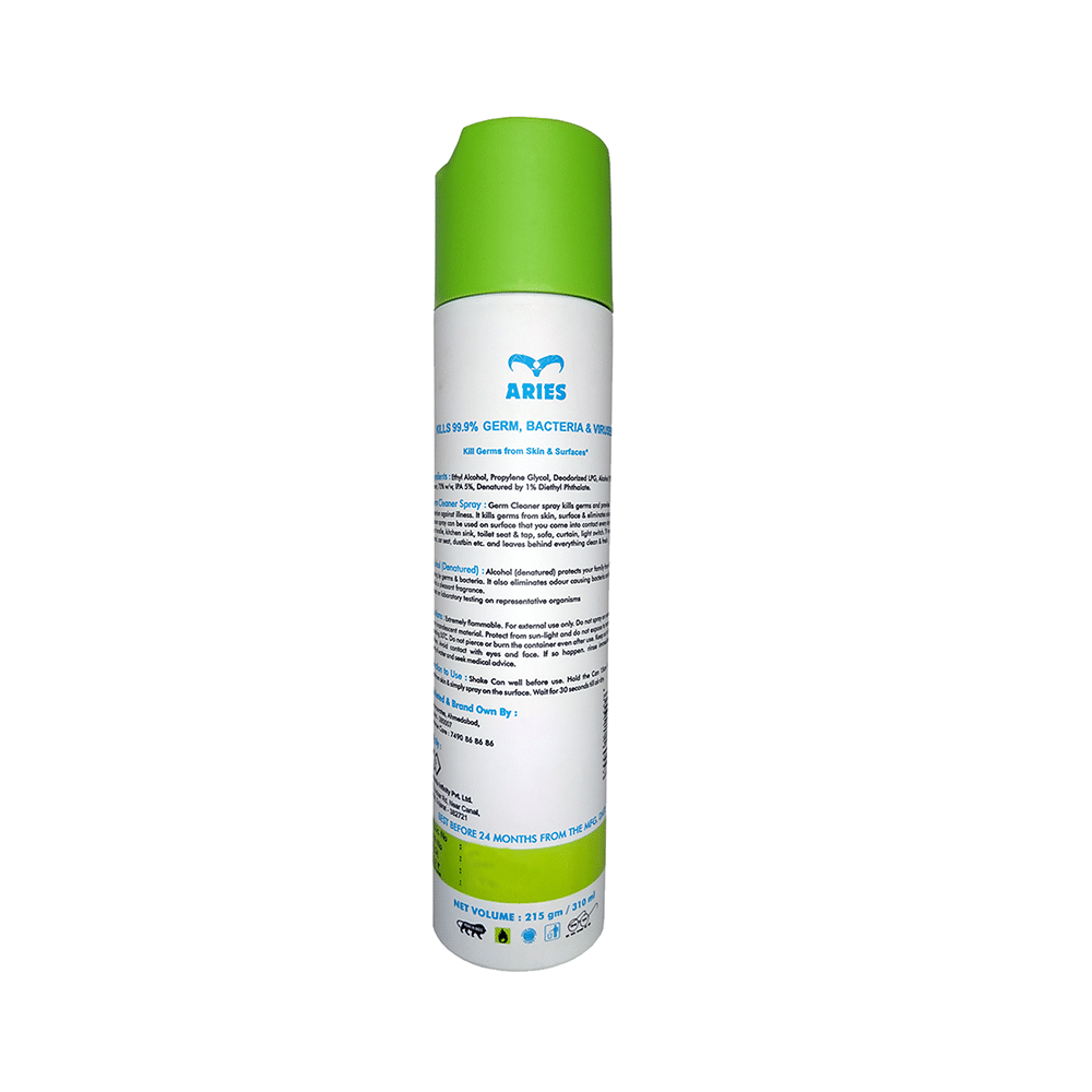Aries Germ Kill Spray (310ml Each) Lemon - Image 3