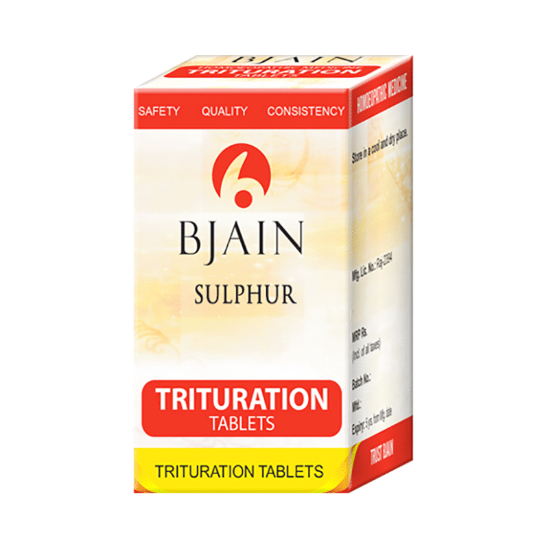 Bjain Sulphur Trituration Tablet 6X - Image 1