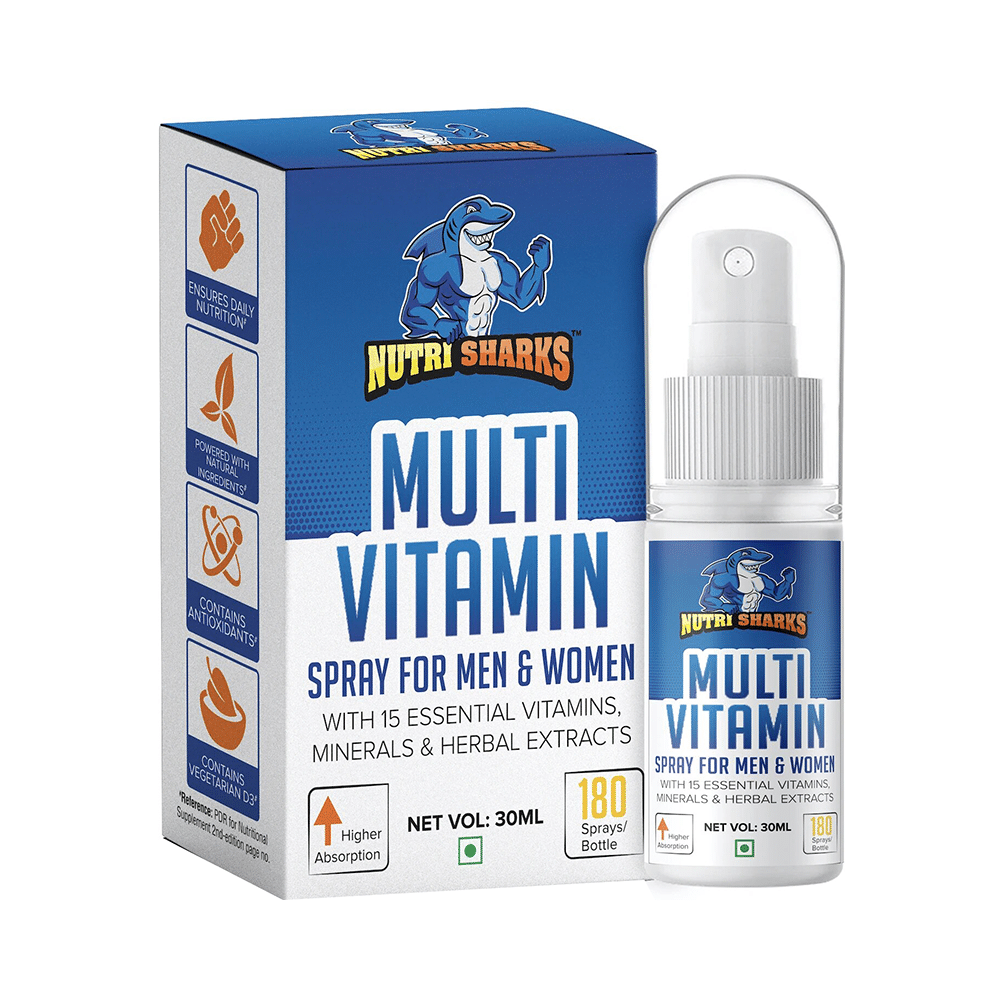 Nutri Sharks Multivitamin Spray for Men & Women - Image 1