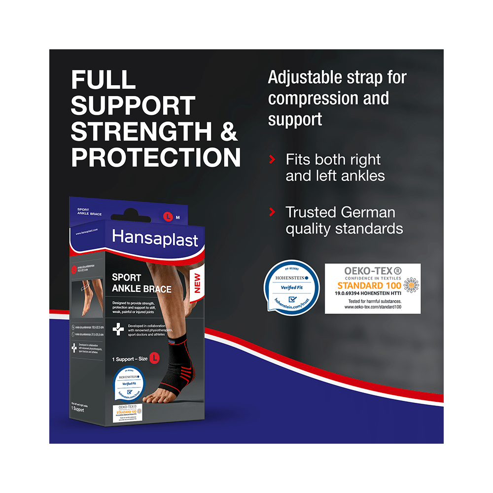Hansaplast Large Sport Ankle Brace - Image 4