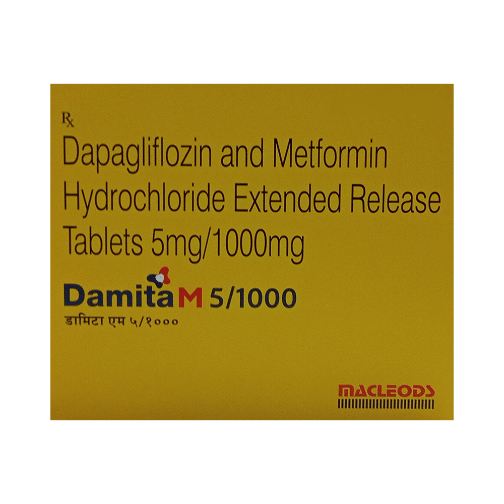 Damita M 5/1000 Tablet ER - Image 1