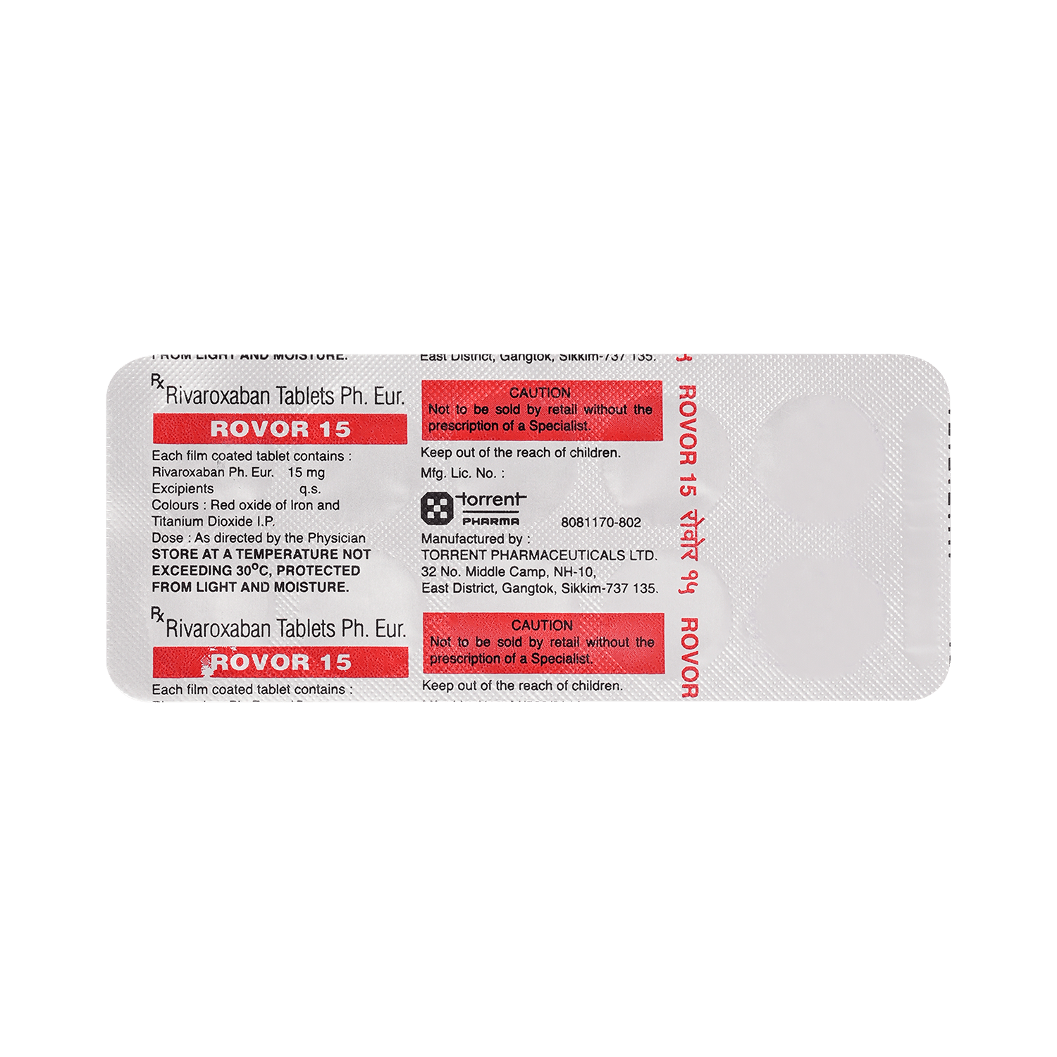 Rovor 15mg Tablet - Image 5