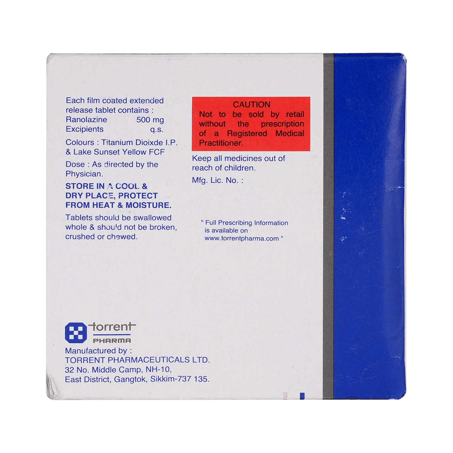 Ranolaz Tablet SR - Image 3