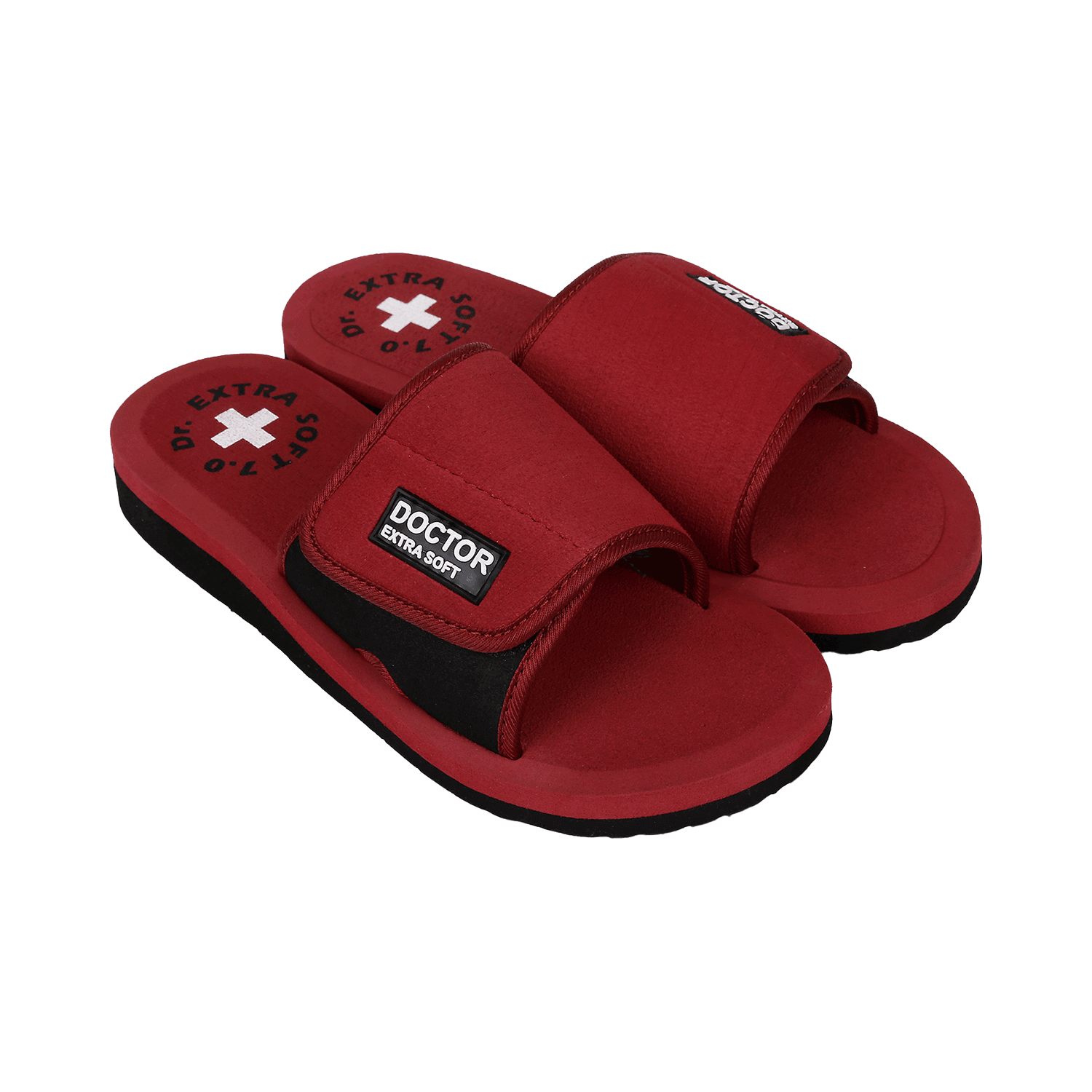 Doctor Extra Soft D-52 Flipflops and House Slippers for Women’s Maroon 4 - Image 2