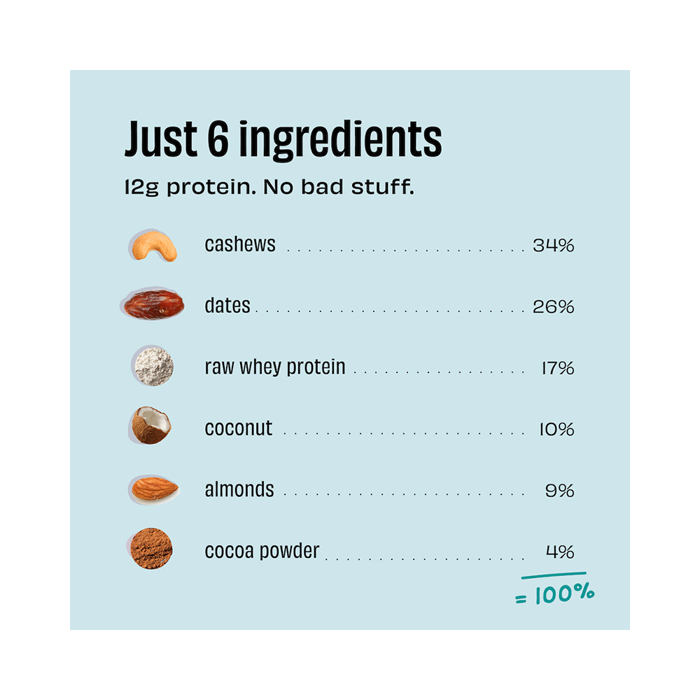 The Whole Truth Mini Protein Bar (27gm Each) | Flavour Coconut Cocoa - Image 4