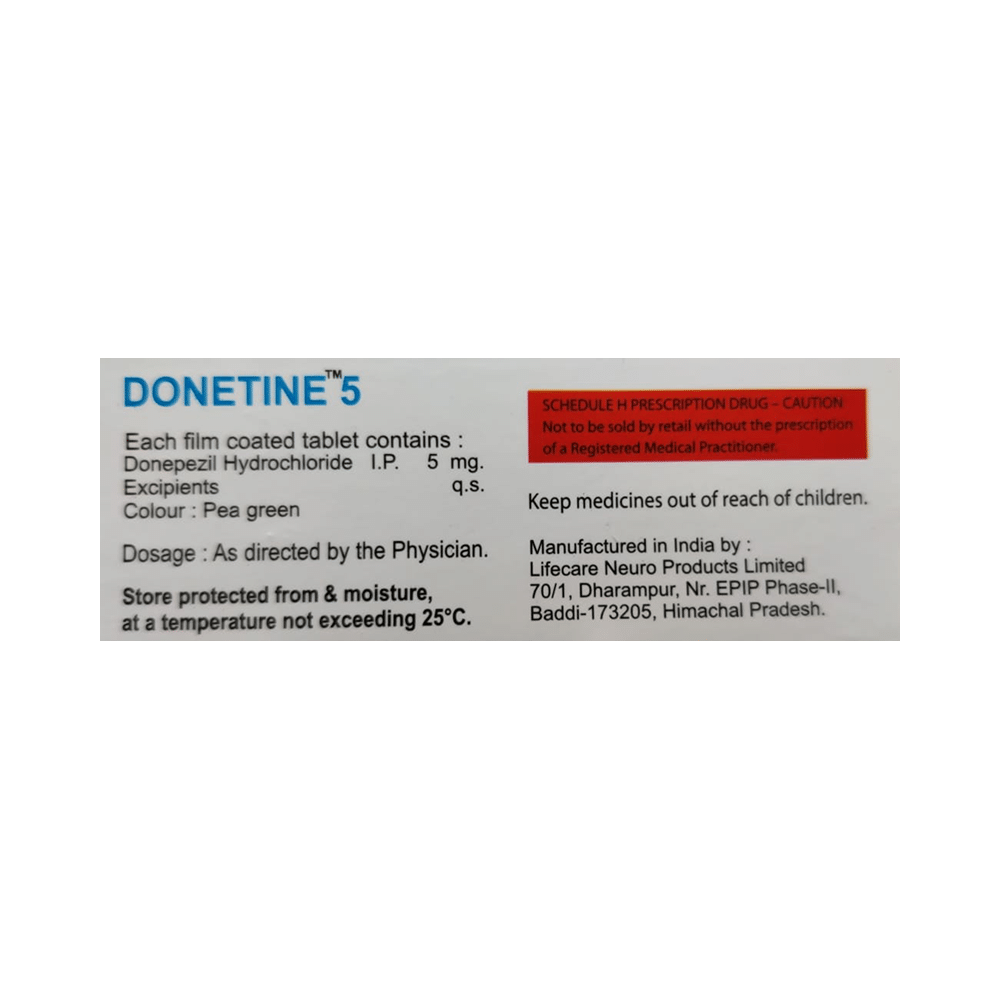 Donetine 5 Tablet - Image 2