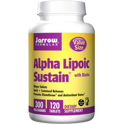 Jarrow Formulas Alpha Lipoic Sustain with Biotin 300mg Tablet | Promotes Glutathione & Antioxidant Status - Image 1
