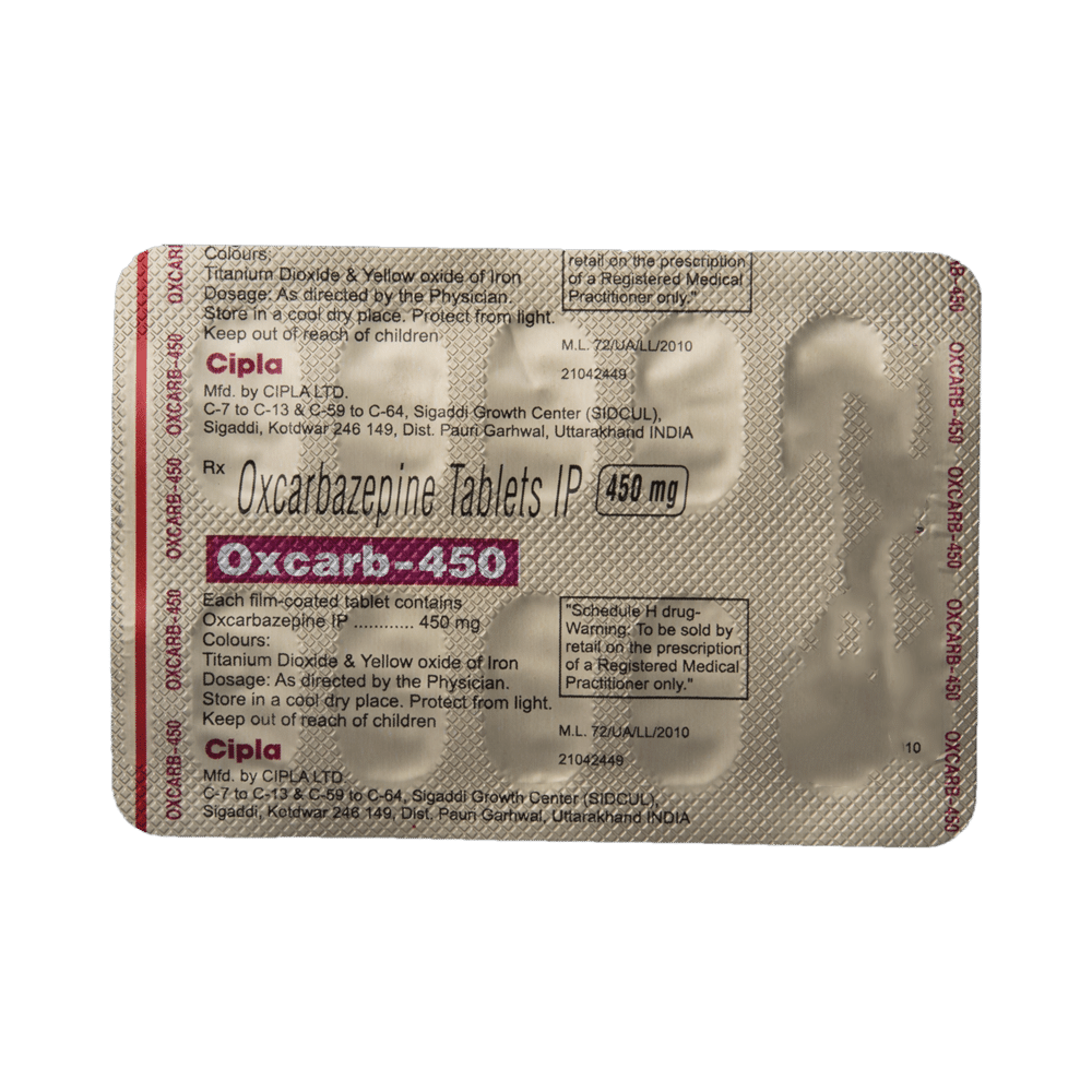 Oxcarb 450 Tablet - Image 5