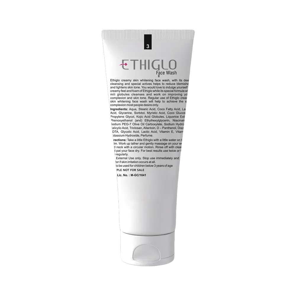 Ethiglo Face Wash | Skin Whitening & Deep Cleansing Facial Foam - Image 2