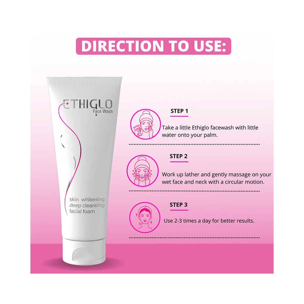 Ethiglo Face Wash | Skin Whitening & Deep Cleansing Facial Foam - Image 5