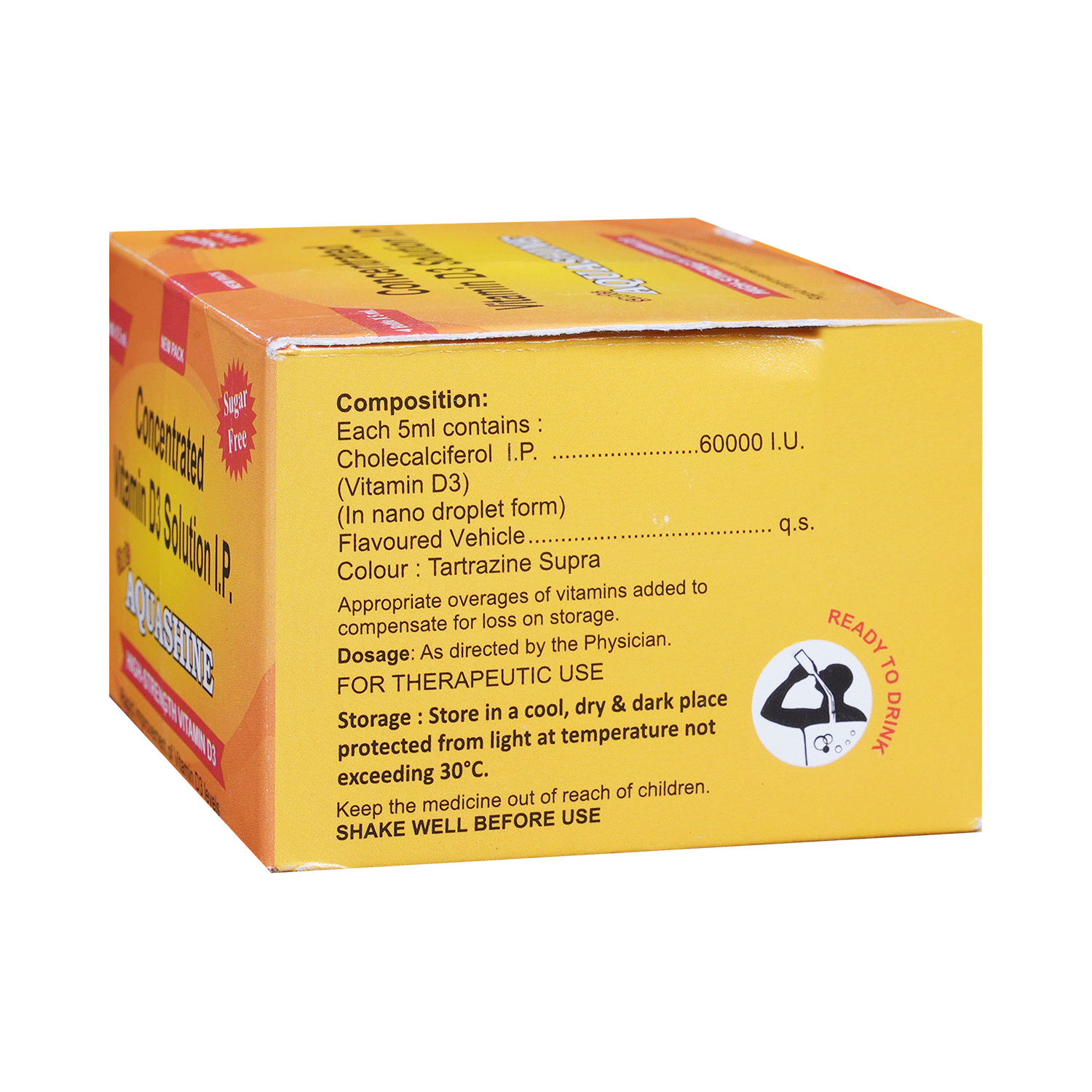 Aquashine Shots Oral Solution Sugar Free - Image 3