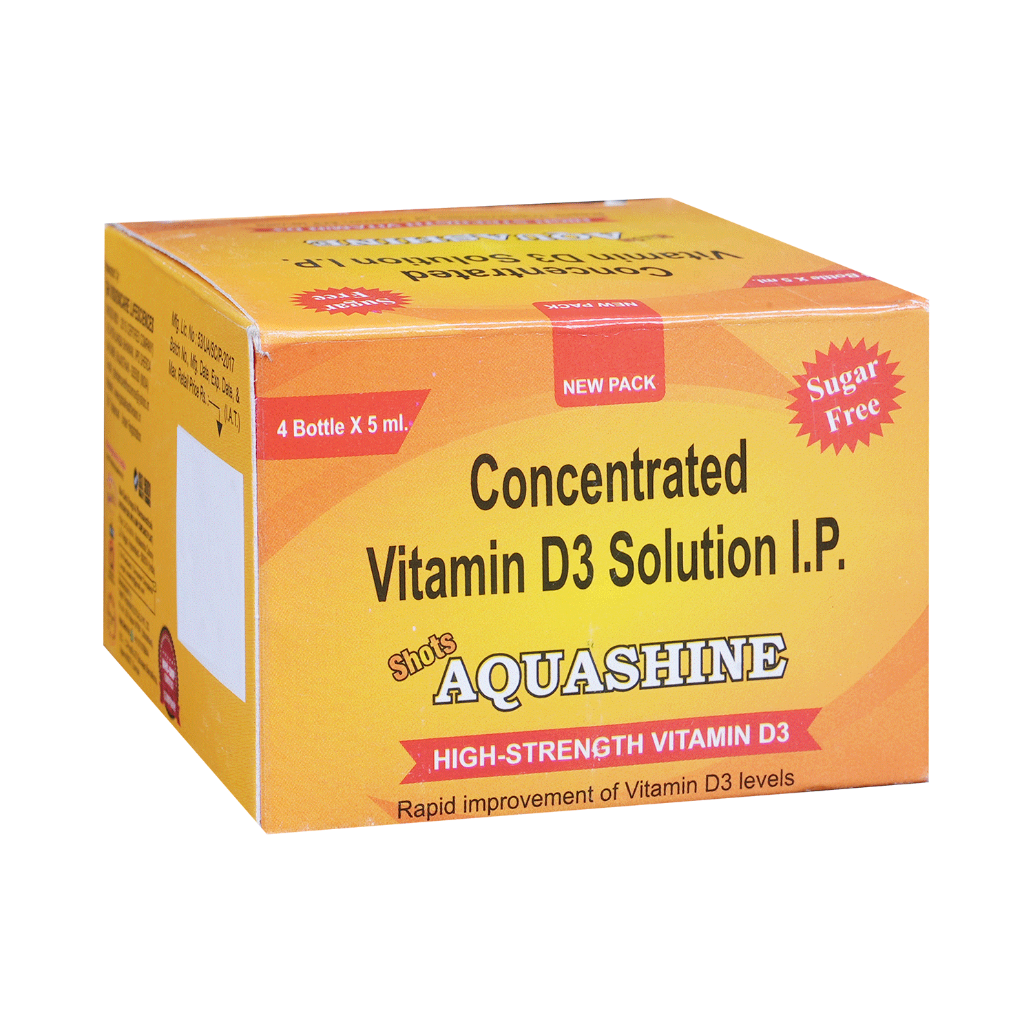 Aquashine Shots Oral Solution Sugar Free - Image 2