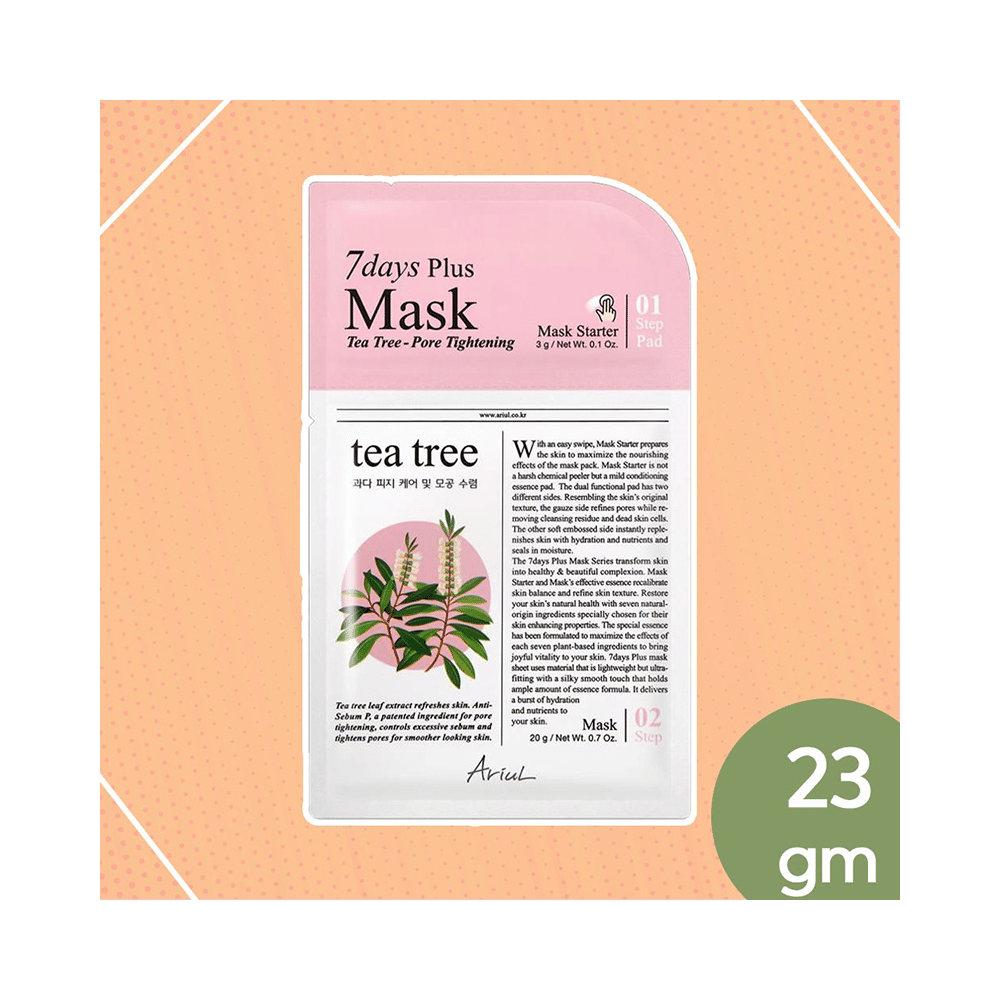 Ariul 7 Days Plus Mask (20gm Each) Tea Tree - Image 3