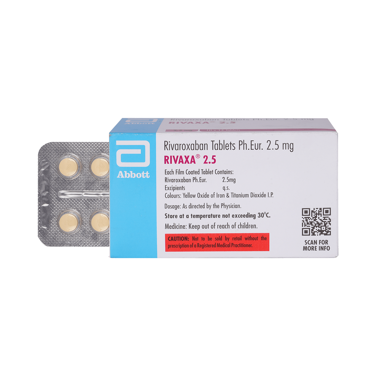 Rivaxa 2.5mg Tablet - Image 1
