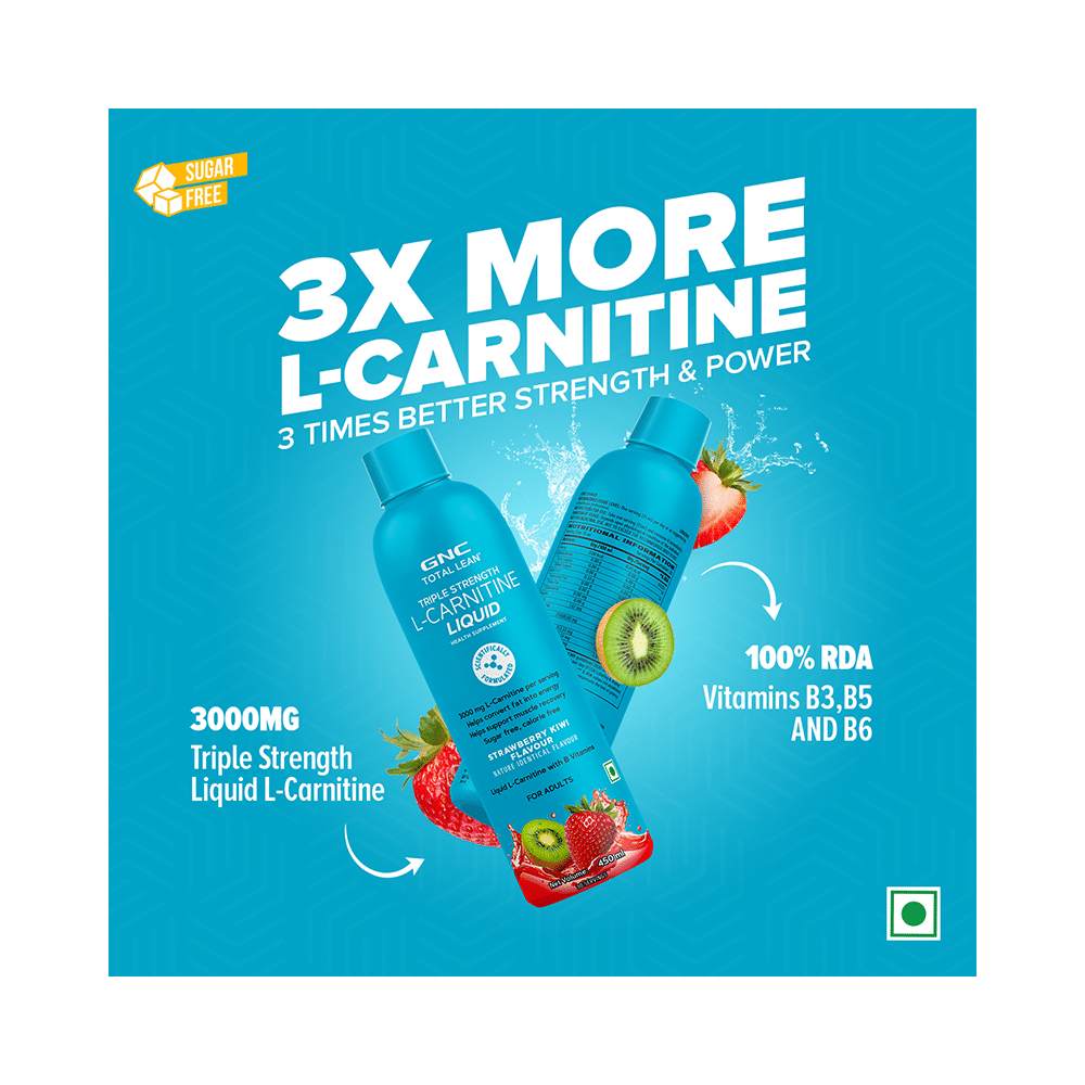 GNC L-Carnitine Liquid Orange - Image 4