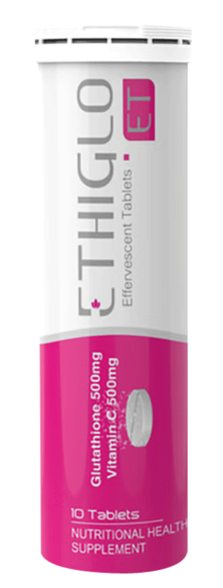 Ethiglo ET with Glutathione & Vitamin C for Skin Health | Effervescent Tablet