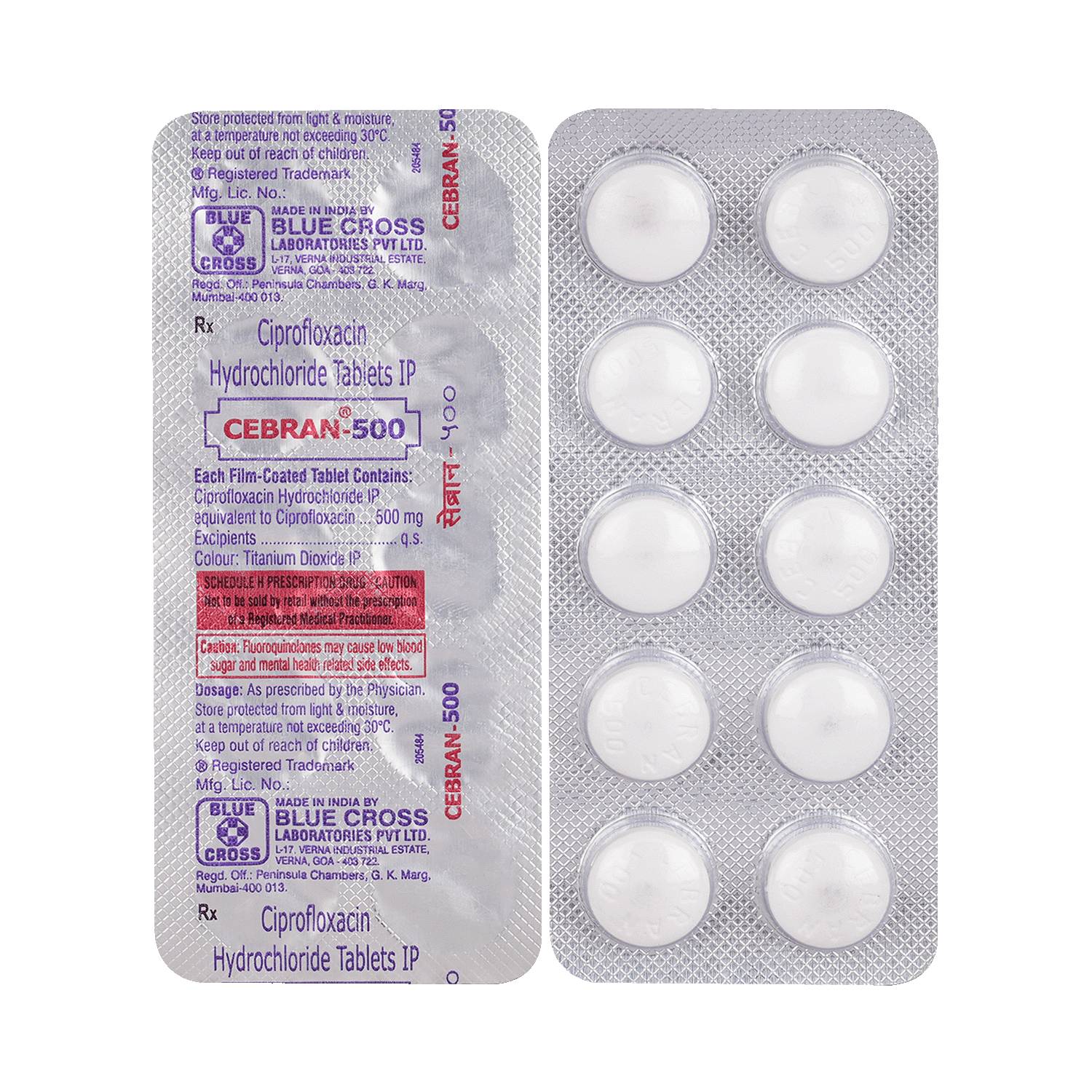 Cebran 500mg Tablet