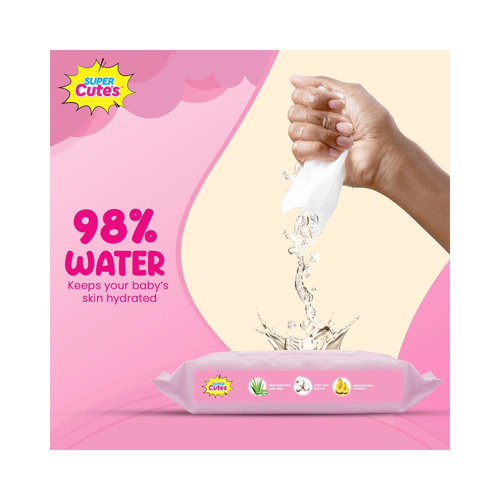Super Cute's Baby Wipes (72 Each) - Image 4