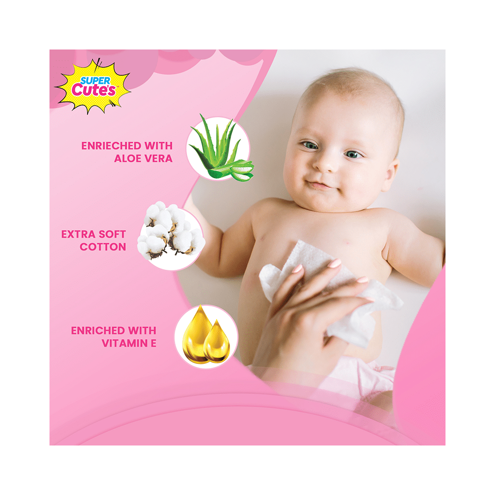 Super Cute's Baby Wipes (72 Each) - Image 5