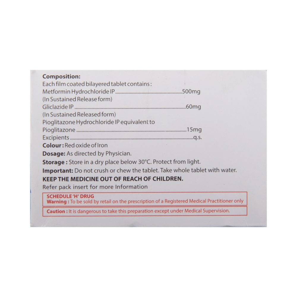 Glizid Total P  15 Tablet SR - Image 3