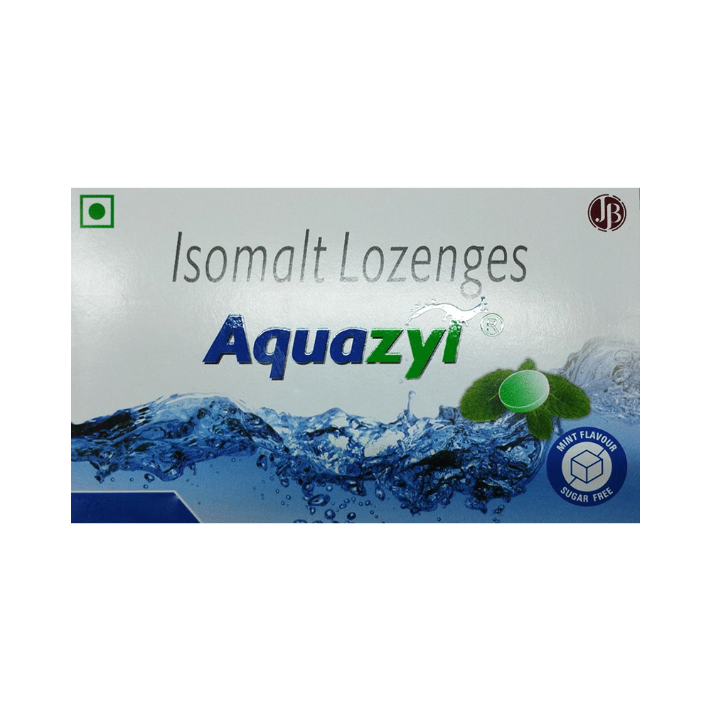 Aquazyl Isomalt Lozenges Sugar Free Mint