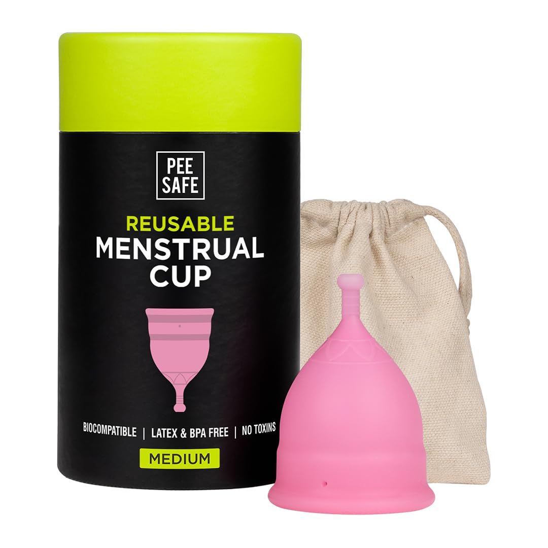 Pee Safe Reusable Menstrual Cup for Women | Medium - Image 1