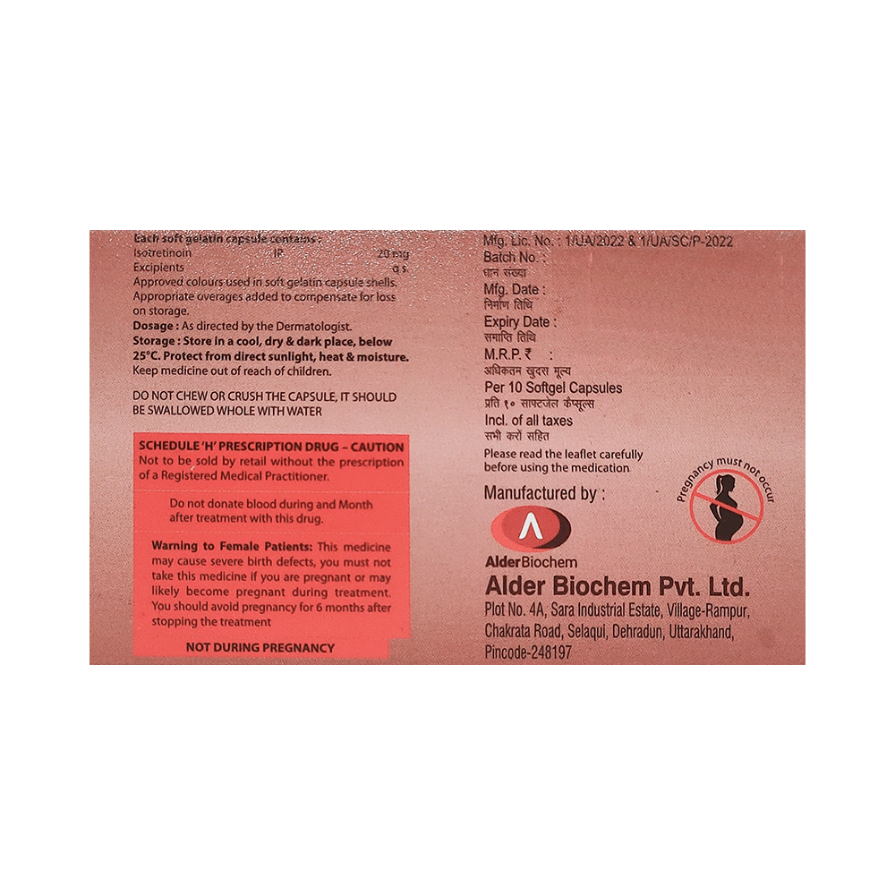 Isot 20 Soft Gelatin Capsule - Image 2