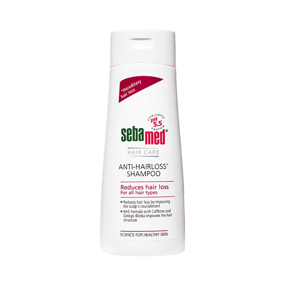Sebamed Anti-Hairloss Shampoo with Caffeine & Ginko Biloba for Hair Care | For All Hair Types - Image 1