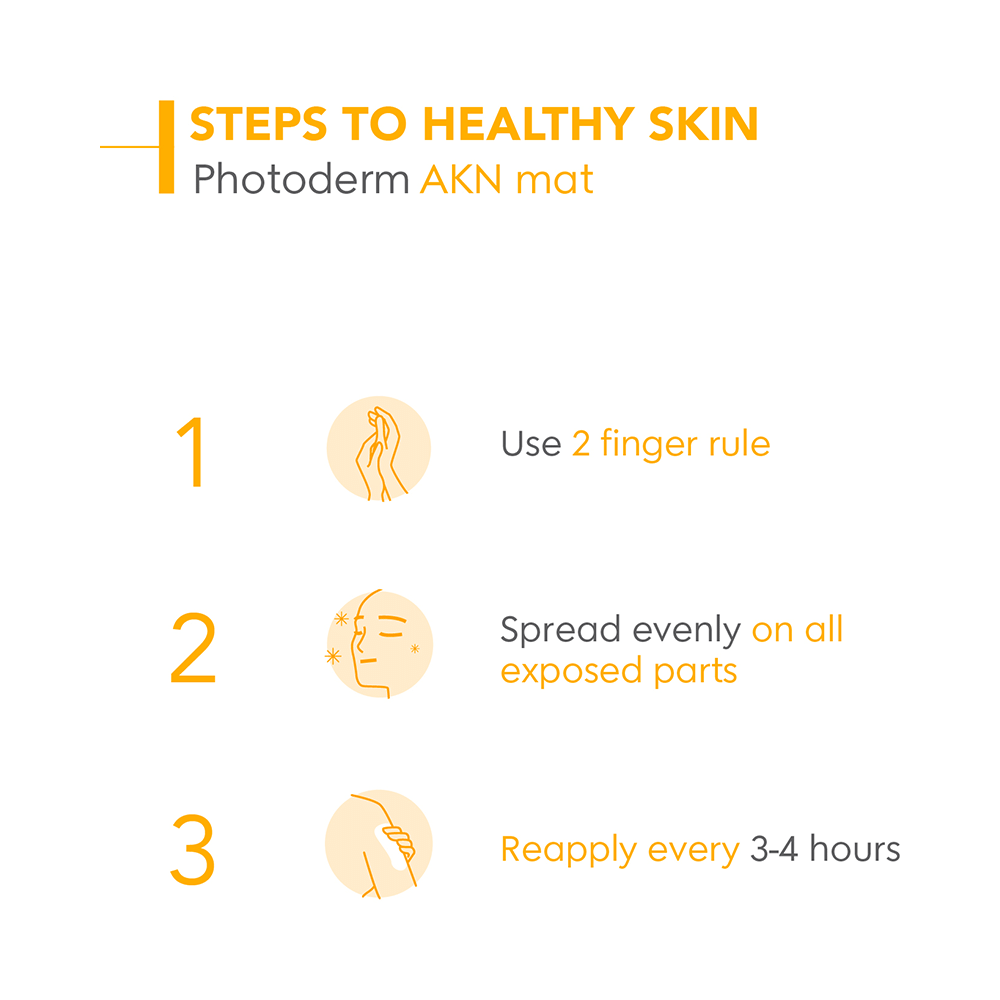 Bioderma Photoderm AKN Mat Sunscreen SPF 30 PA++++ | For Acne Prone Skin - Image 4