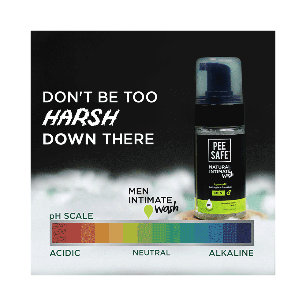 Pee Safe Natural Ayurvedic Intimate Foam Wash for Men | Paraben & Sulphate-Free - Image 7