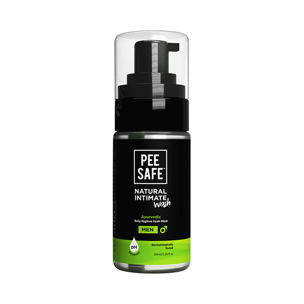 Pee Safe Natural Ayurvedic Intimate Foam Wash for Men | Paraben & Sulphate-Free - Image 2
