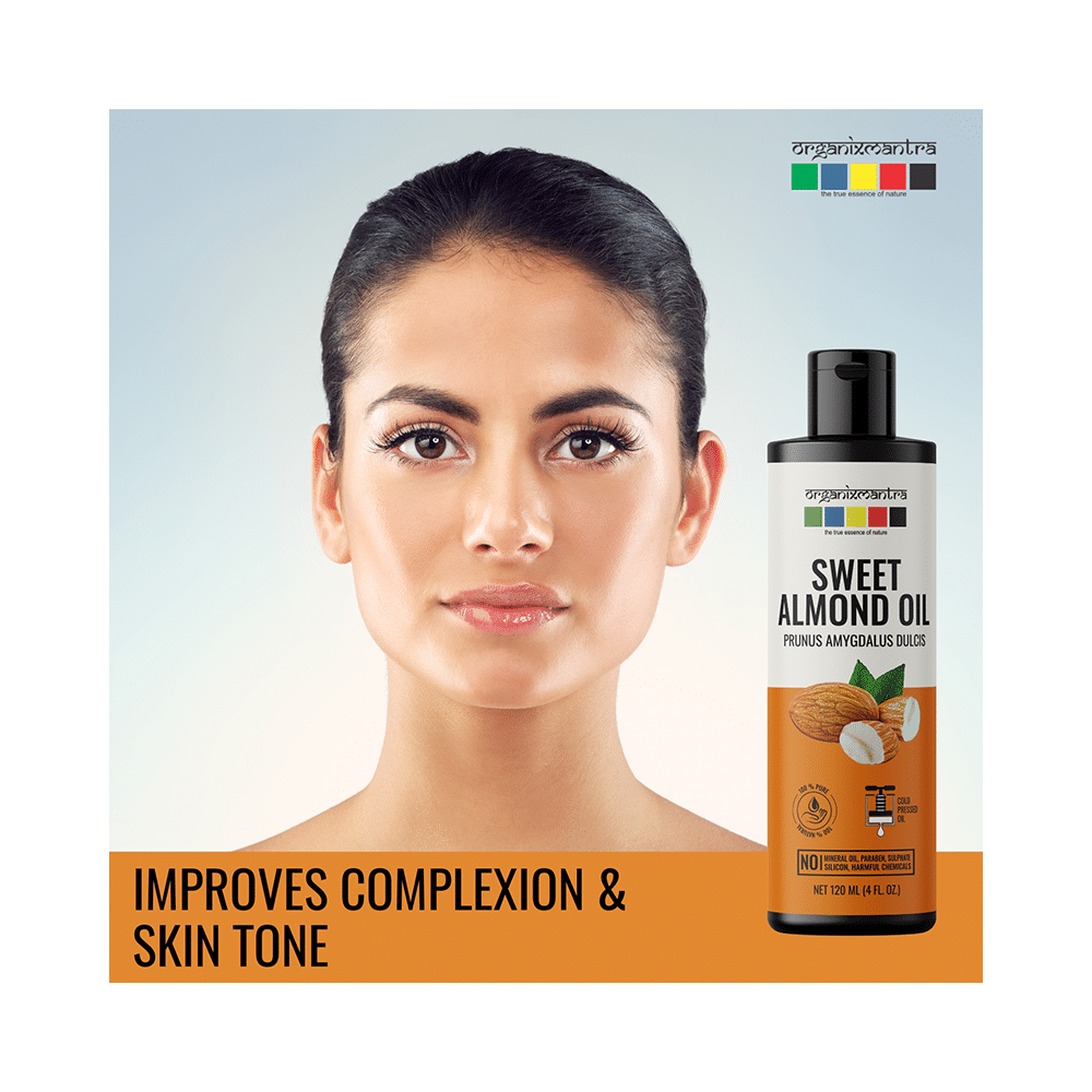 Organix Mantra Sweet Almond Oil (120ml Each) - Image 4