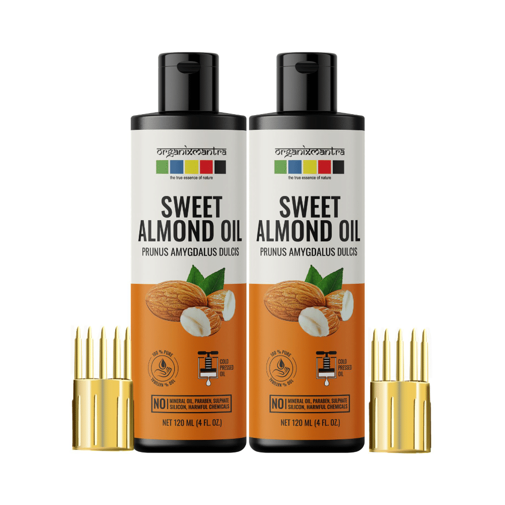 Organix Mantra Sweet Almond Oil (120ml Each)
