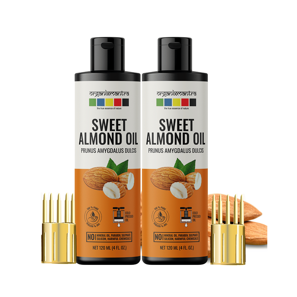 Organix Mantra Sweet Almond Oil (120ml Each) - Image 3