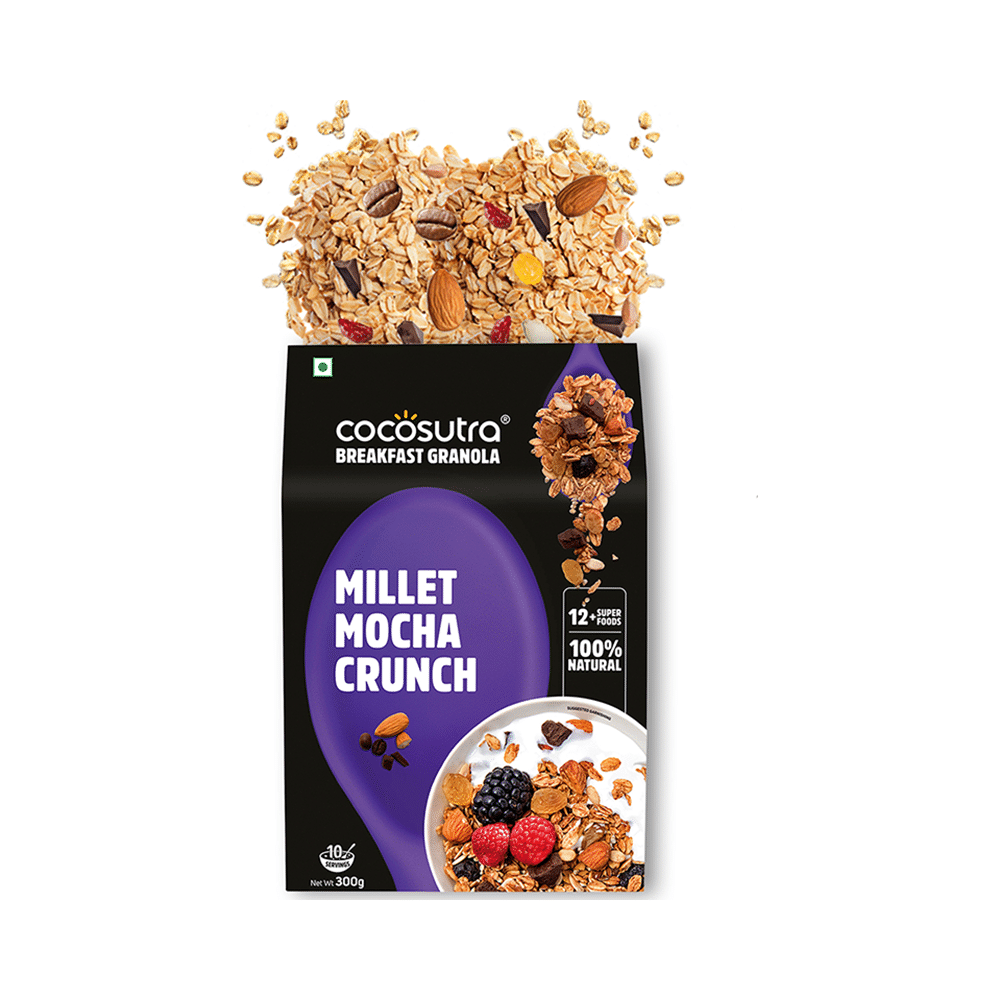 Cocosutra Breakfast Granola Millet Mocha Crunch - Image 7
