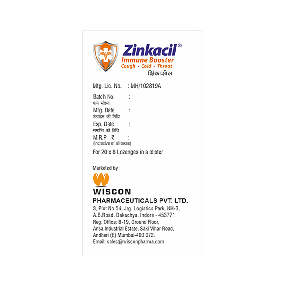 Zinkacil Lozenges Orange - Image 3